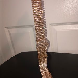 SPARKLY GOLD GEM BELT